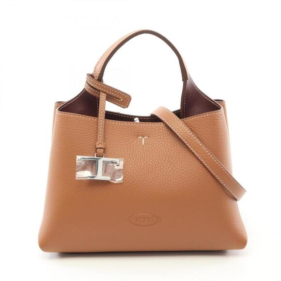 TOD'S Brown Leather Bag - Picture 1 of 5